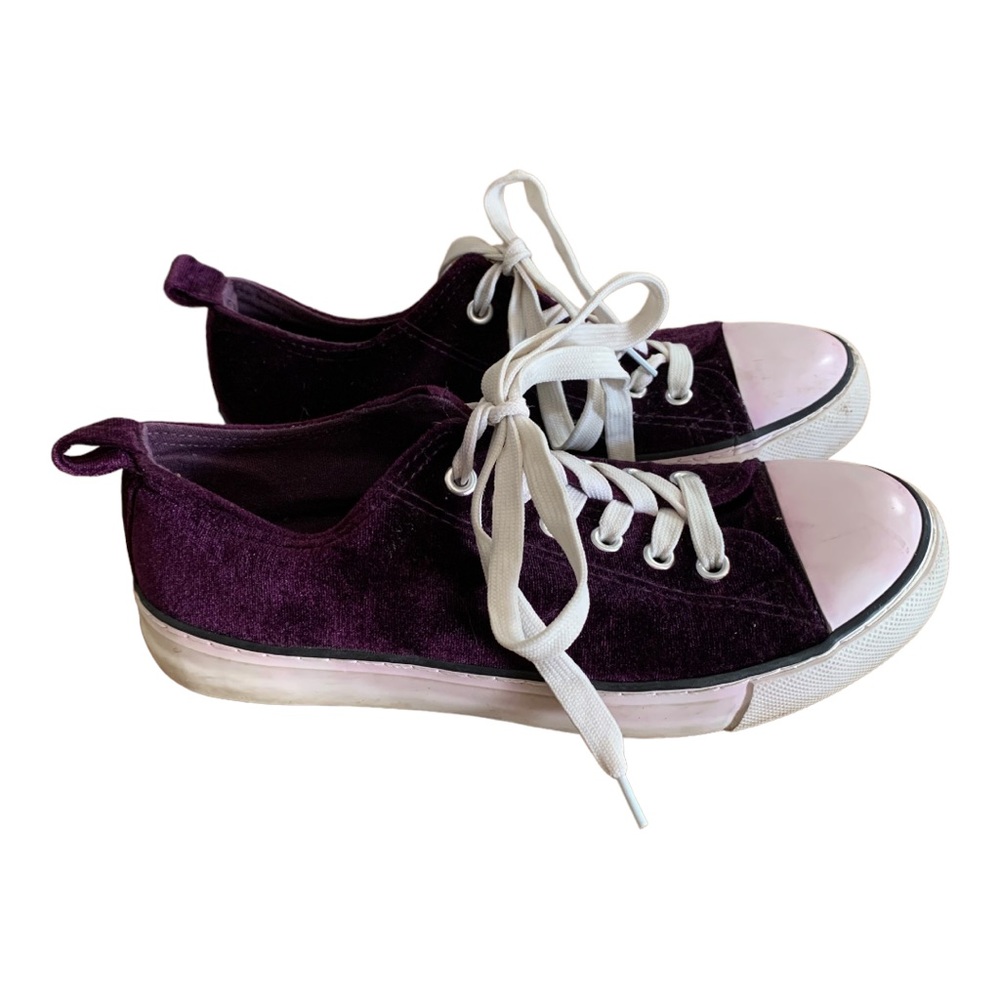 MyStyle purple suede women’s sneakers size 7